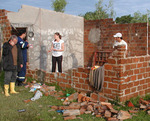 14/11/2009: Una vivienda en el barrio Las Praderas sufri� graves da�os. 