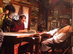 Im�genes de La Pulper�a, como recinto pulperil del personificado Juan Moreira